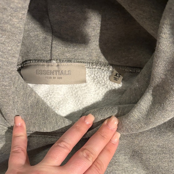 Essentials Heather Gray Pullover - Picture 2 of 3